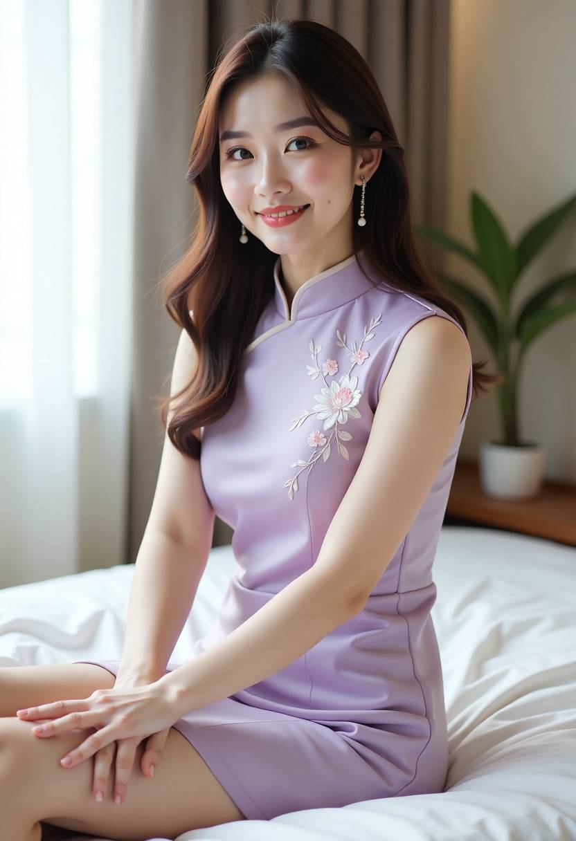 她的下一站：清晨车站中的旅行者